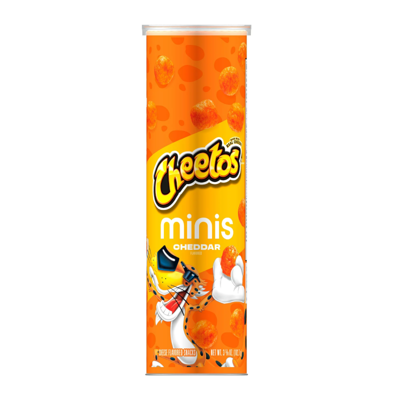 Cheetos Minis Cheddar Canister 3.625oz - (102.7g)