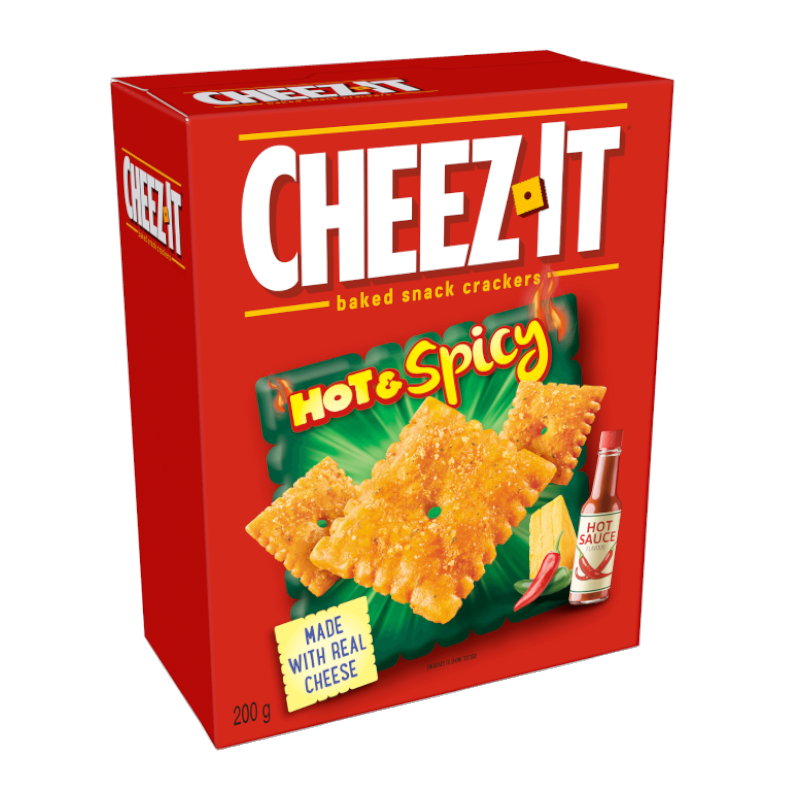 Cheez It Crackers Hot & Spicy Box - 200g