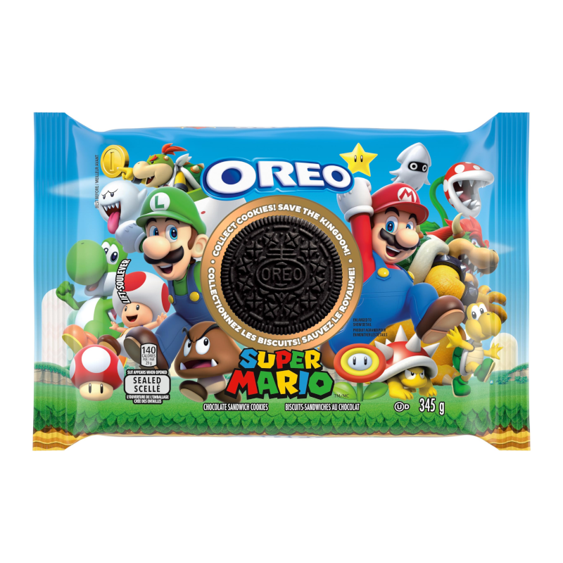 Christie Oreo Super Mario Cookies - 345g [Canadian] - Best before 4th December 2023
