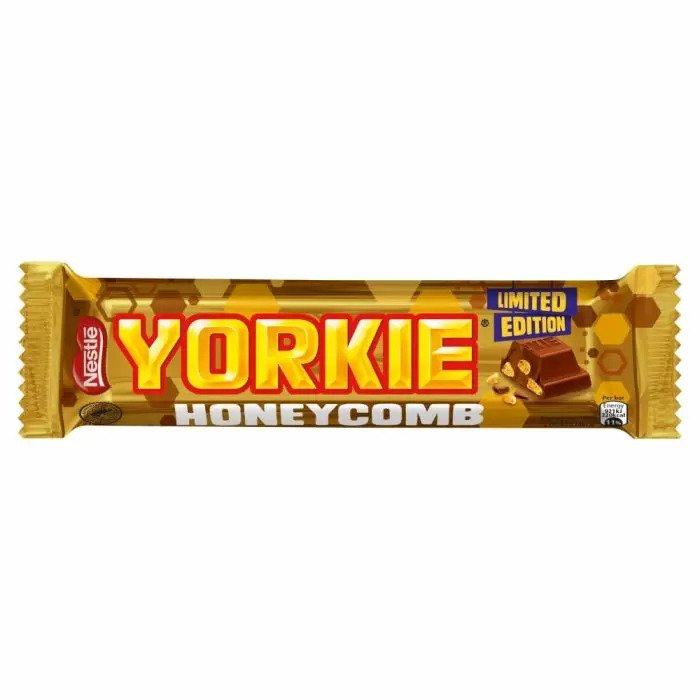 Yorkie Honeycomb Milk Chocolate Bar 42g