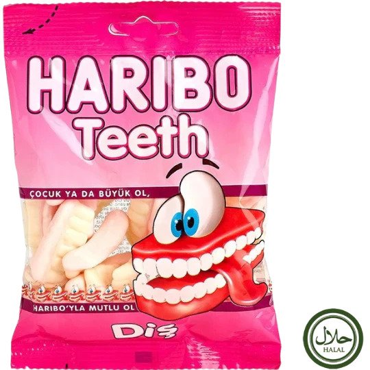Haribo Halal Teeth (80g)