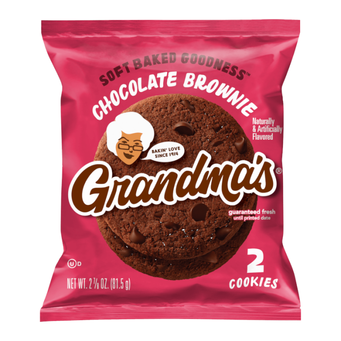 Grandma's Chocolate Brownie Cookies - 2.5oz (71g)