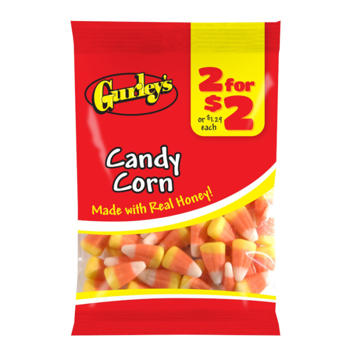 Gurley's Candy Corn Peg Bags 3oz (85g)