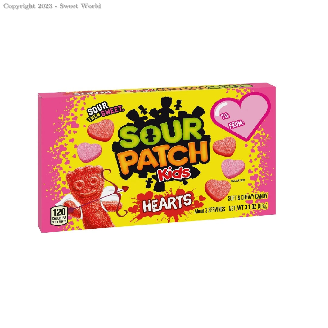Sour Patch Kids Sour Hearts Theatre Box - 3.08oz (87g)