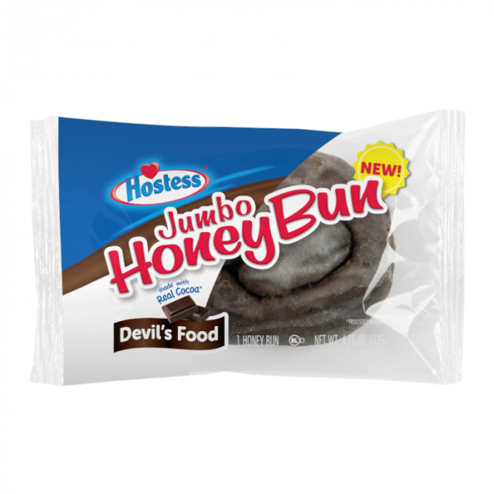 Hostess Jumbo Devil's Food Honey Bun - 4oz (113g)