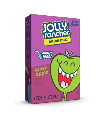 Jolly Rancher Green Apple Singles to Go 6 Pack (18.8g)