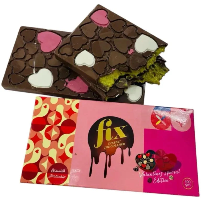 Fix Valentine’s Special Dubai Chocolate (100g)