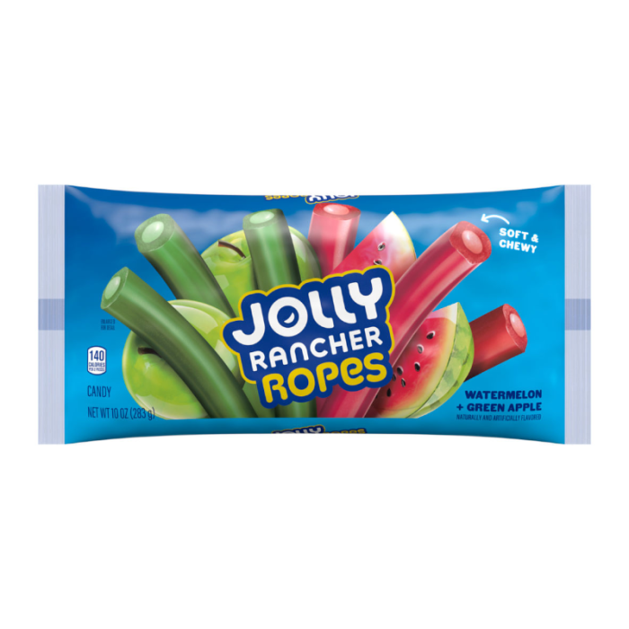 Jolly Rancher Ropes Watermelon & Green Apple - 10oz (283g)