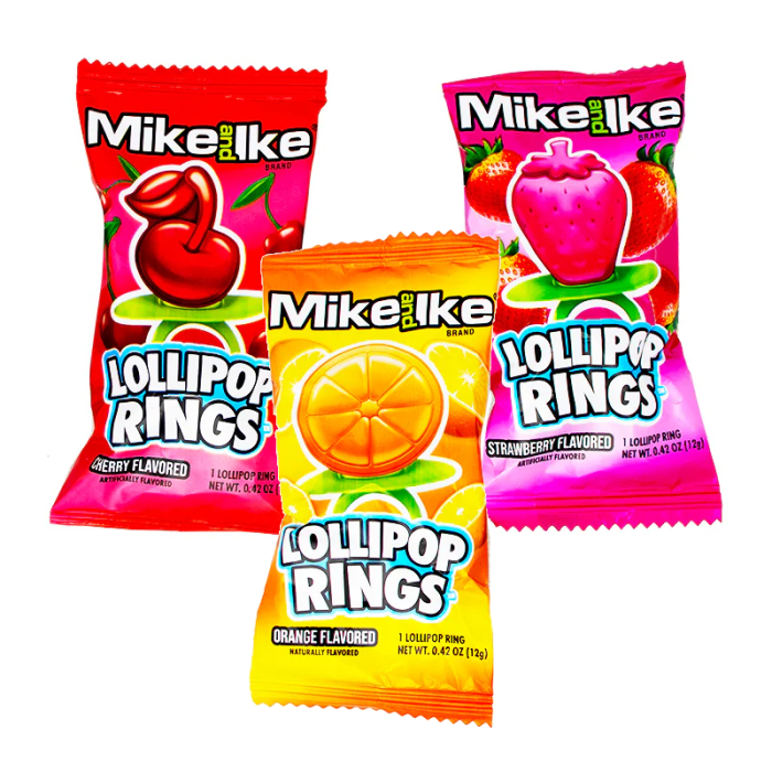 Mike & Ike Lollipop Ring - 0.42oz (12g)