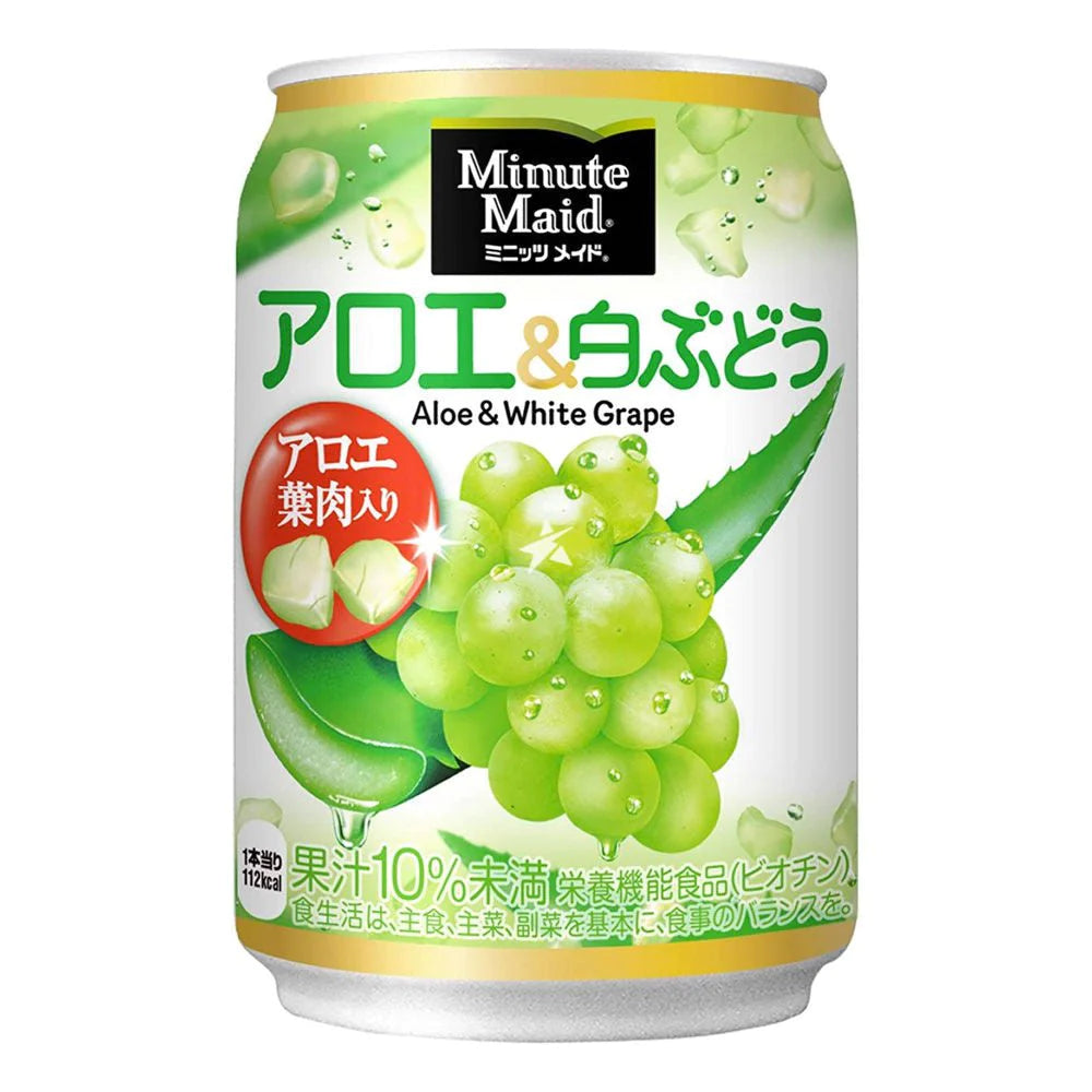 Minute Maid White Grape 280ml - Japan