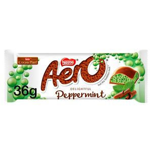 Aero Peppermint Milk Chocolate Bar 36g - Best before July 2023