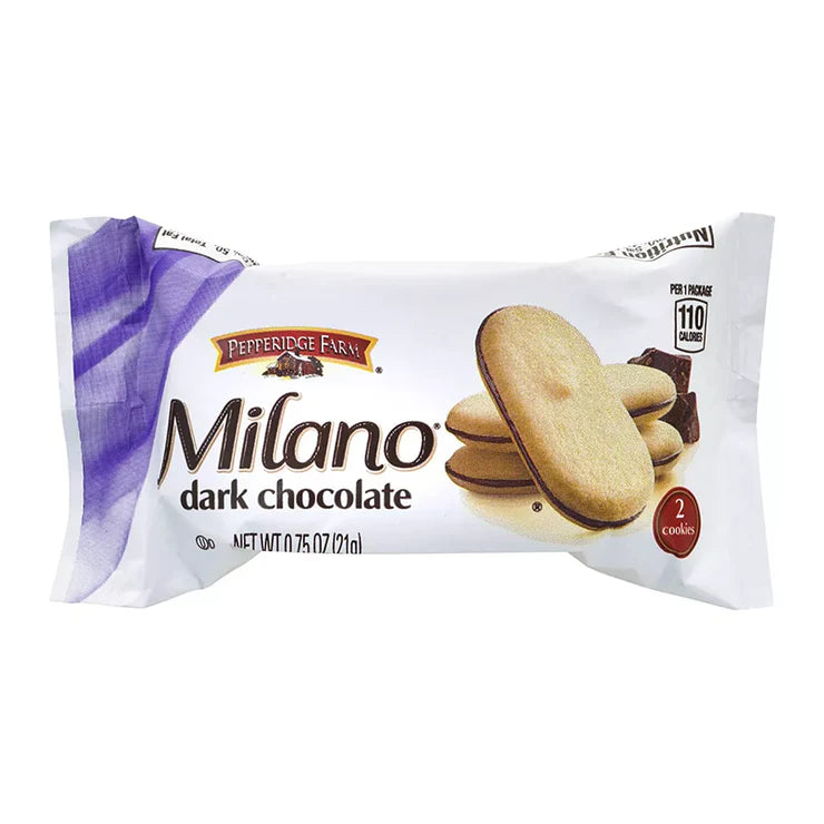 Pepperidge Farm Milano Dark Chocolate Cookies 2-Pack - 0.75oz (21g)