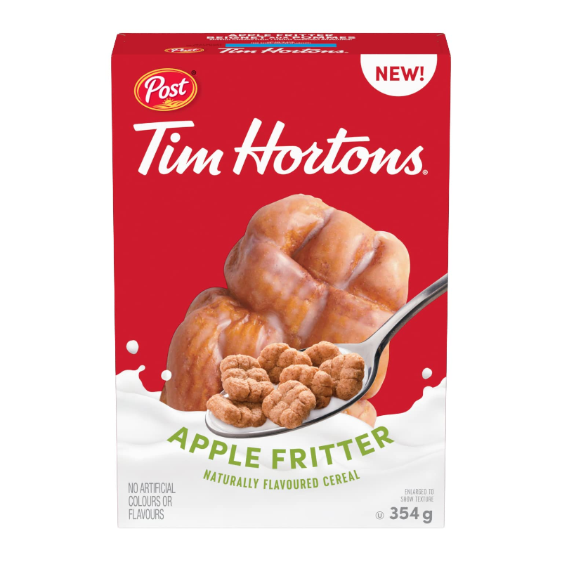Tim Hortons Apple Fritter Cereal - 354g [Canadian]