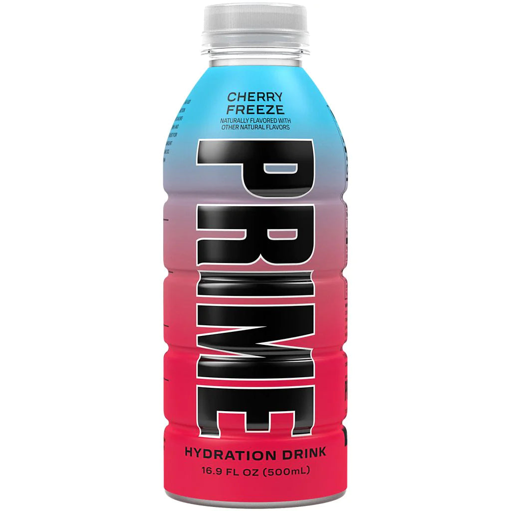 Prime Hydration Drink Logan Paul & KSI- Cherry Freeze x 1 US Bottle
