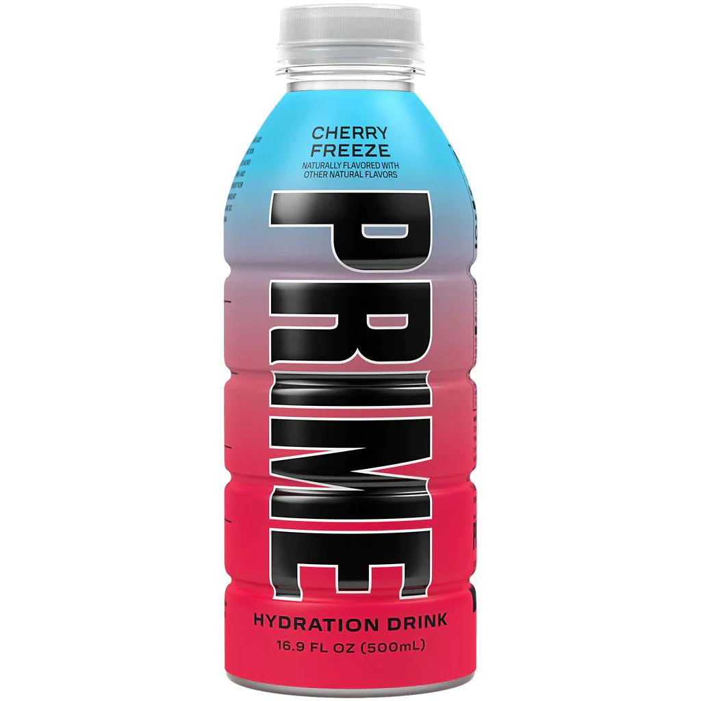 Prime Hydration Drink Logan Paul & KSI- Cherry Freeze x 1 US Bottle - Dented /  Damaged