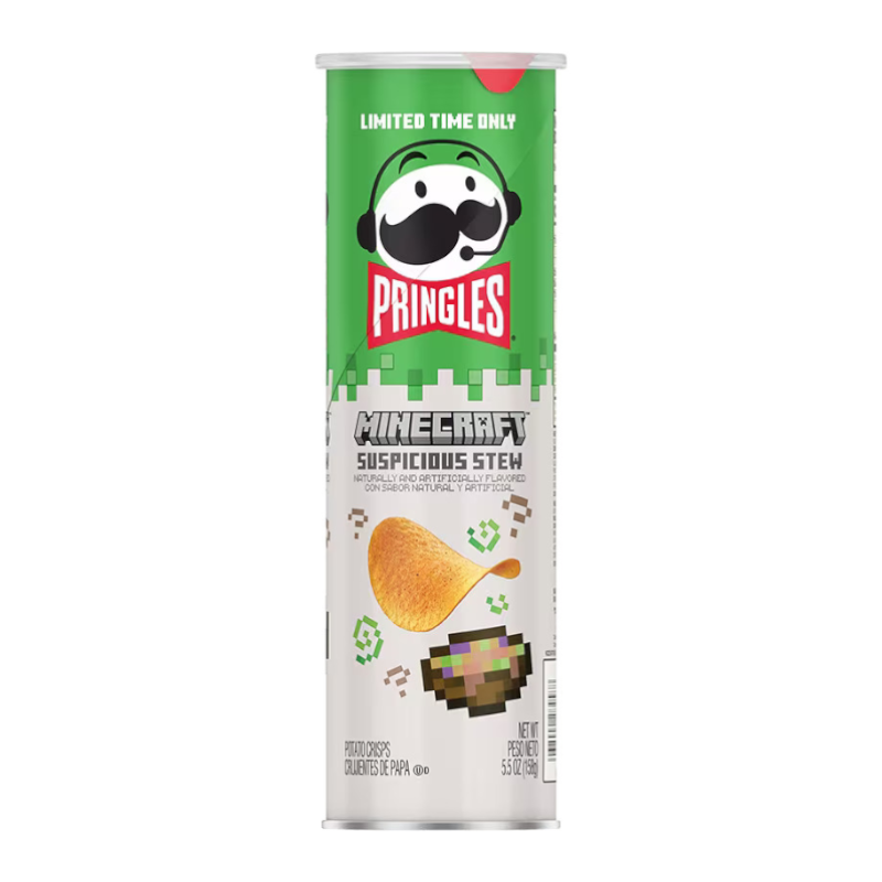 Pringles Limited Edition Minecraft Suspicious Stew - 5.5oz (158g)12th May 2024