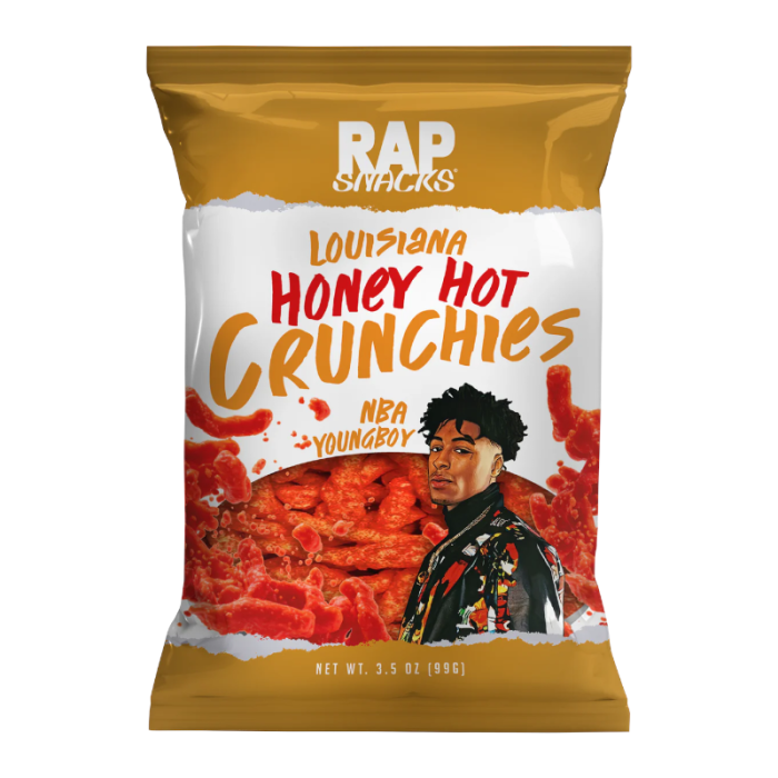 Rap Snacks NBA YoungBoy Honey Hot Crunchies - 3.5oz (99g)