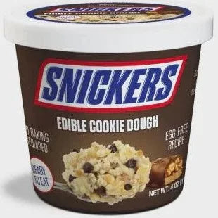 Snickers Edible Cookie Dough TUB with spoon