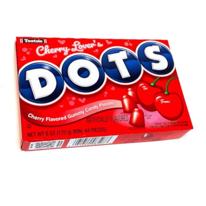 Tootsie Dots Cherry Lovers - 6oz (170g)