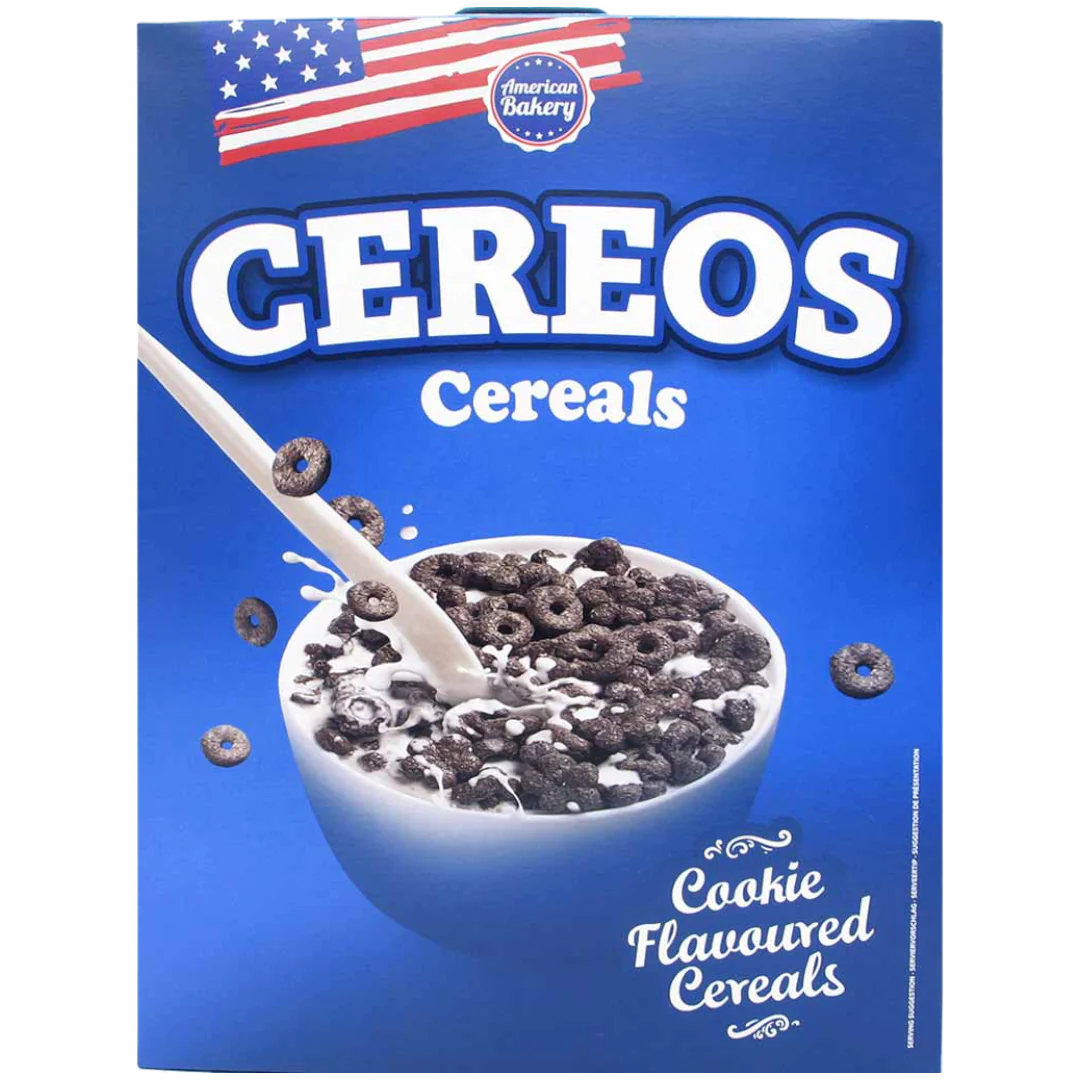 American Bakery Cereos Cookies & Cream Flavour Cereal - 6.34oz (180g)