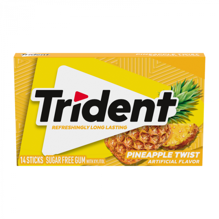 Trident Pineapple Twist Gum 14pc