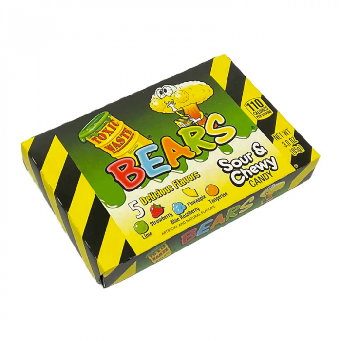 Toxic Waste Bears Assorted Theatre Box - 3oz (85g)