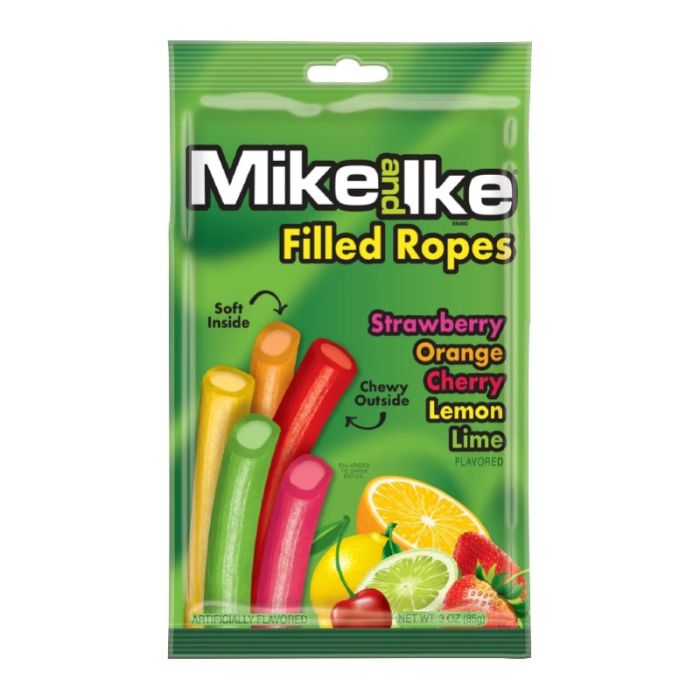 Mike And Ike Filled Ropes - 3oz (85g)