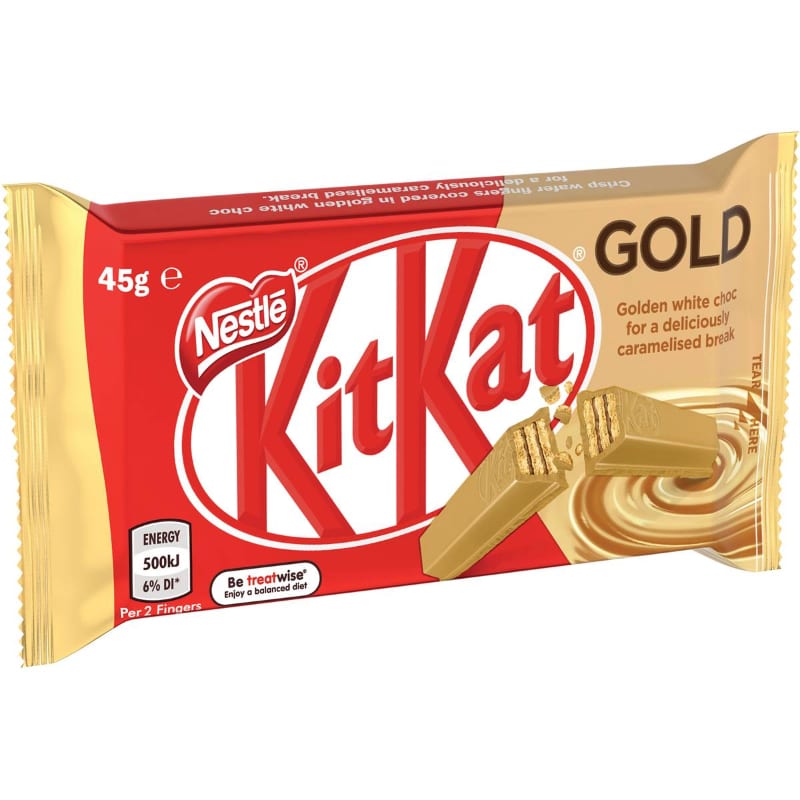 Nestle Kit Kat Gold 4 Finger 45G - (Australia)