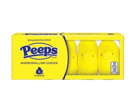 Peeps Easter Yellow Bunnies 5PK - (50g)