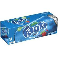 Fanta Berry Blue (12 cans - 355ml)