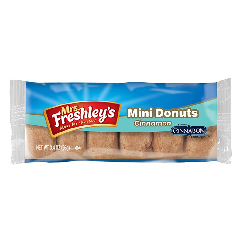 Mrs Freshley's Cinnabon Cinnamon Mini Donuts 3oz (85g)
