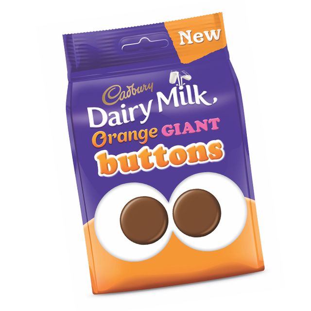 Cadbury Dairy Milk Orange Giant Buttons 80g