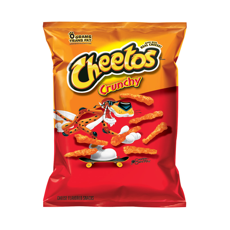 Frito Lay Cheetos Crunchy 60.2g - Medium Bags - Best before 23rd October 2022