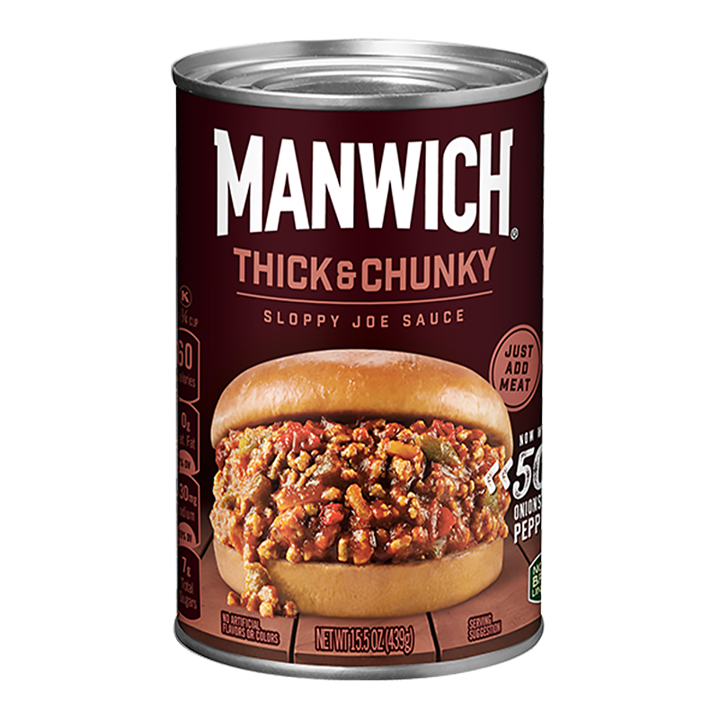 Hunt's Manwich Thick and Chunky Sloppy Joe Sauce 15.5oz (439g)