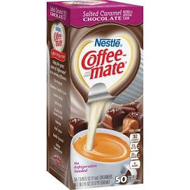 Coffeemate - Salted Caramel Chocolate Liquid Creamer Single Serve Tubs - 50CT - Best Before August  2021