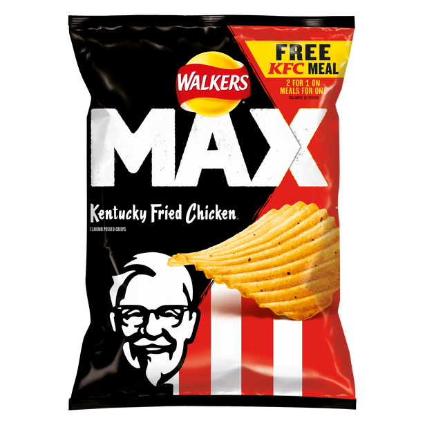 Walkers Max KFC Kentucky Fried Chicken Sharing Crisps 70g