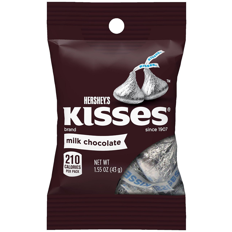 Hershey Milk Chocolate Kisses - 43g