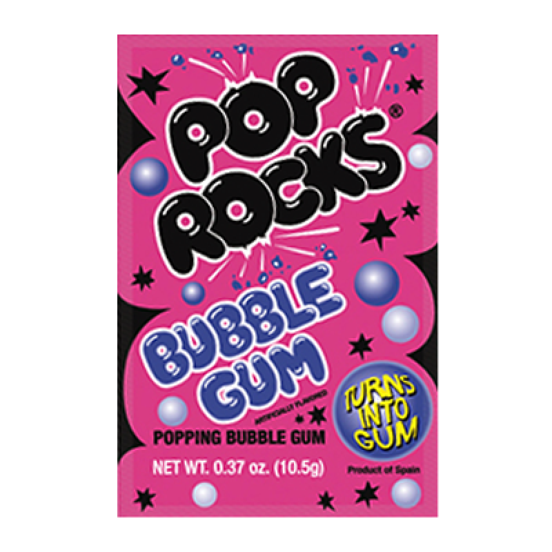 Pop Rocks Crackling Gum - 10.5g