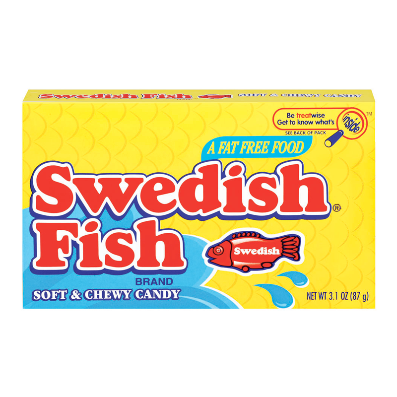 Swedish Fish Red Theatre Box x 12 - Wholesale