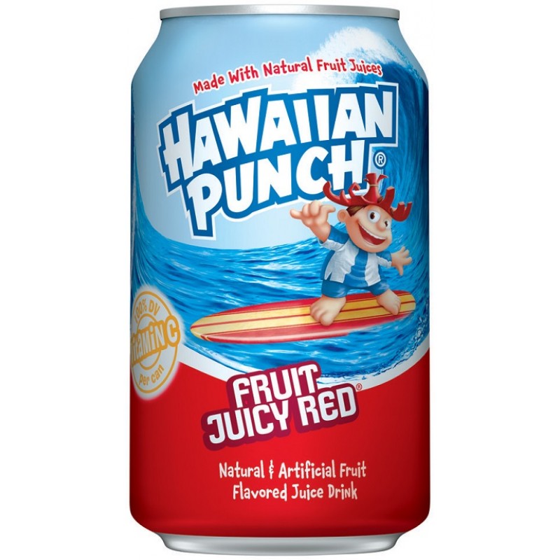 Hawaiian Punch Fruit Juicy Red - 355ml - 12 cans
