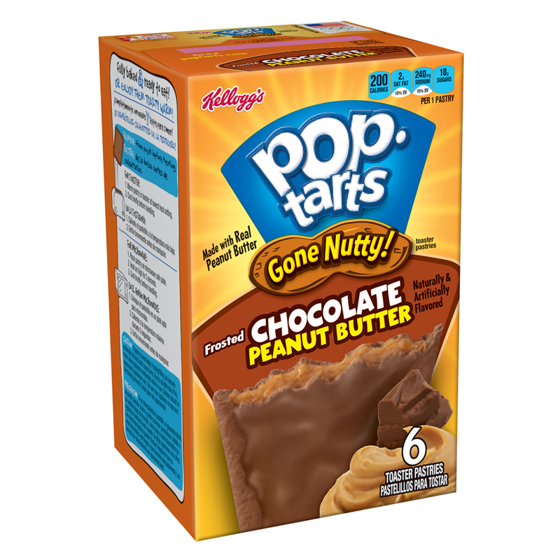 Kellogs Pop Tarts "Gone Nutty" Chocolate Peanut Butter - 300g