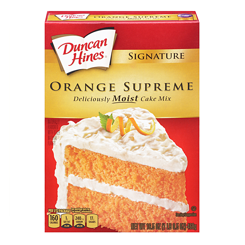 Duncan Hines Orange Supreme Cake Mix - 432g