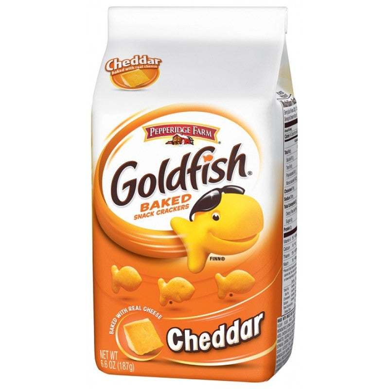 Pepperidge Farm Goldfish Crackers Cheddar Flavour 6.6oz (187g) - Best before June 2023
