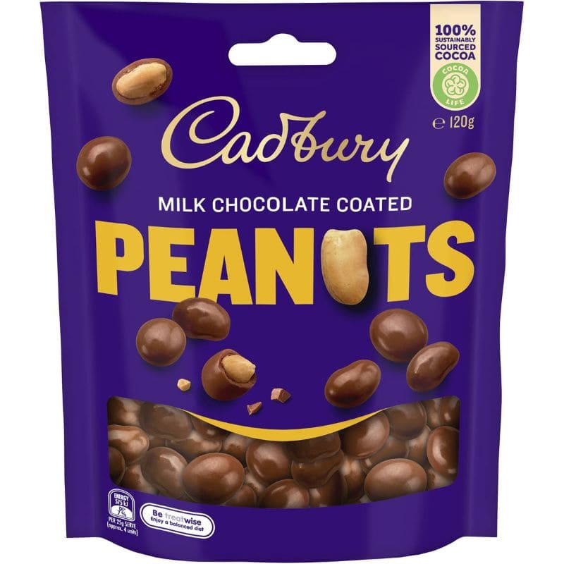 Cadbury Milk Chocolate Coated Peanuts (120g) (Australia)