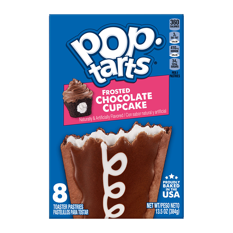 Pop Tarts Frosted Chocolate Cupcake 8-Pack 13.5oz (384g) - Clearance August date