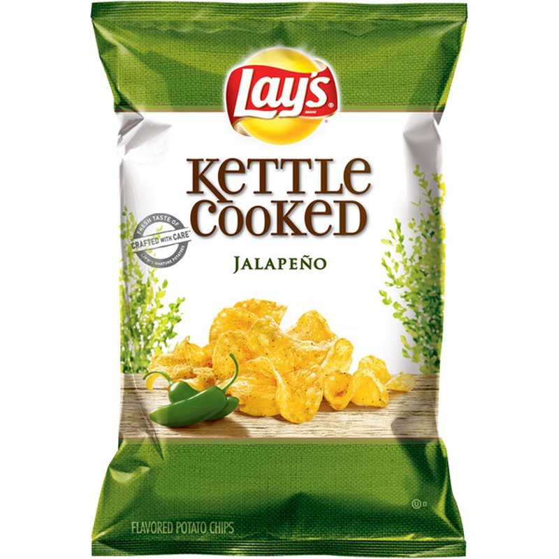 Lay’s Kettle Cooked Jalapeno Chips (60g) - Best before November 2021