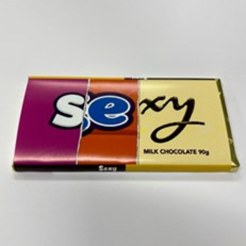 Rude Wrappers 'Sexy' Milk Chocolate Bar - 90g