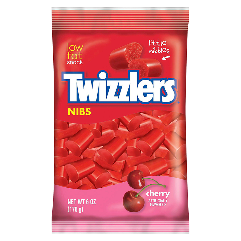 Twizzlers Cherry Nibs Bag 6oz - 170g