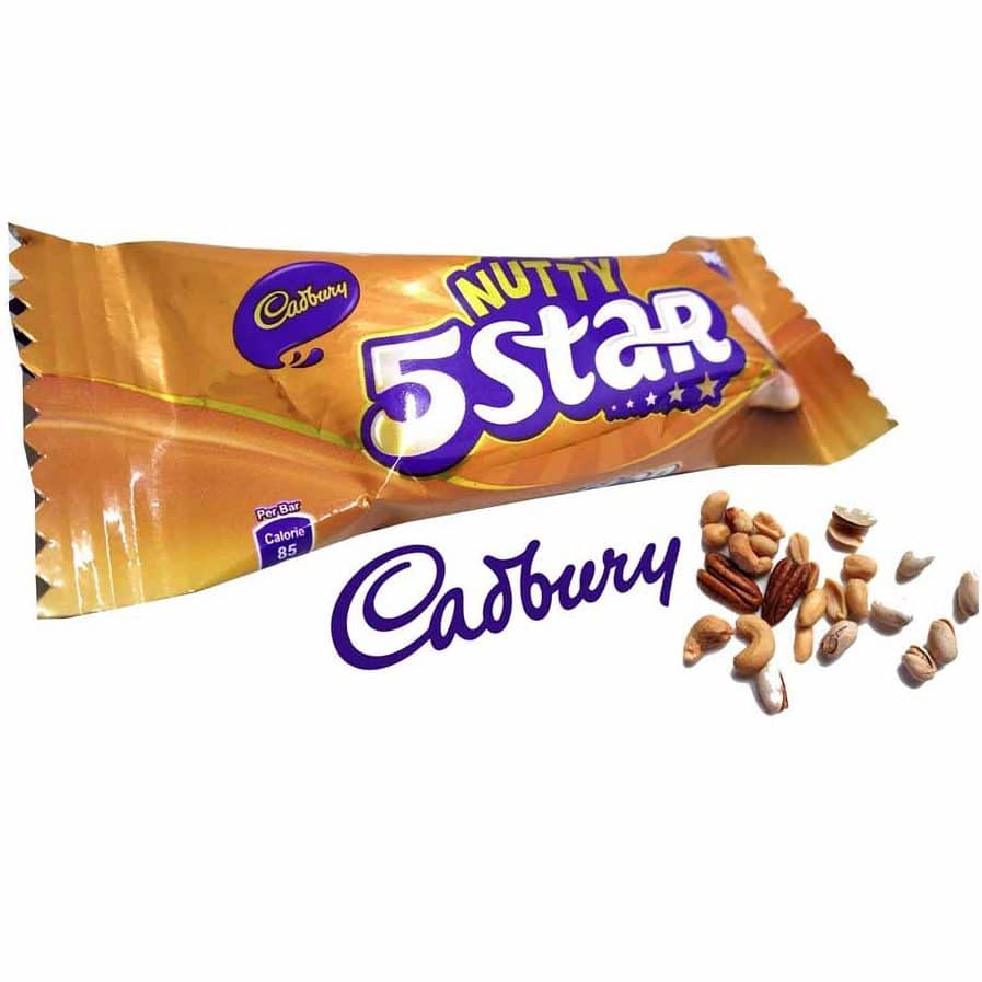Cadbury 5 Star Nutty (19g India)