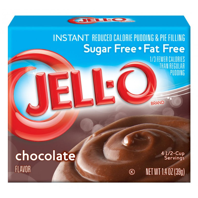Jell-O - Chocolate Instant Pudding - Sugar Free - 3.9oz (110g)